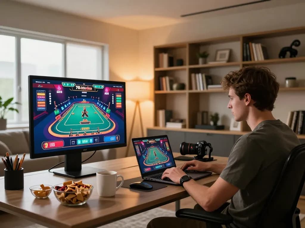 Immersive online gaming experience at home with 78winvina platform.