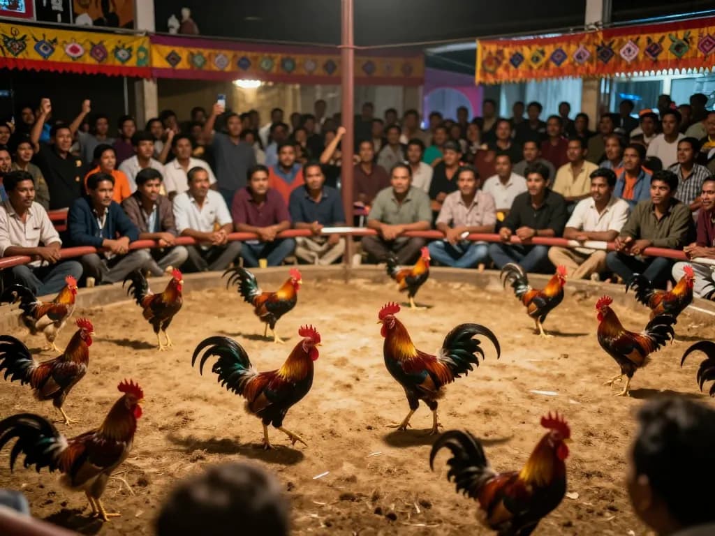 Experience the excitement of trực tiếp đá gà with live gamecocks in action, capturing intense moments and cheering crowds.