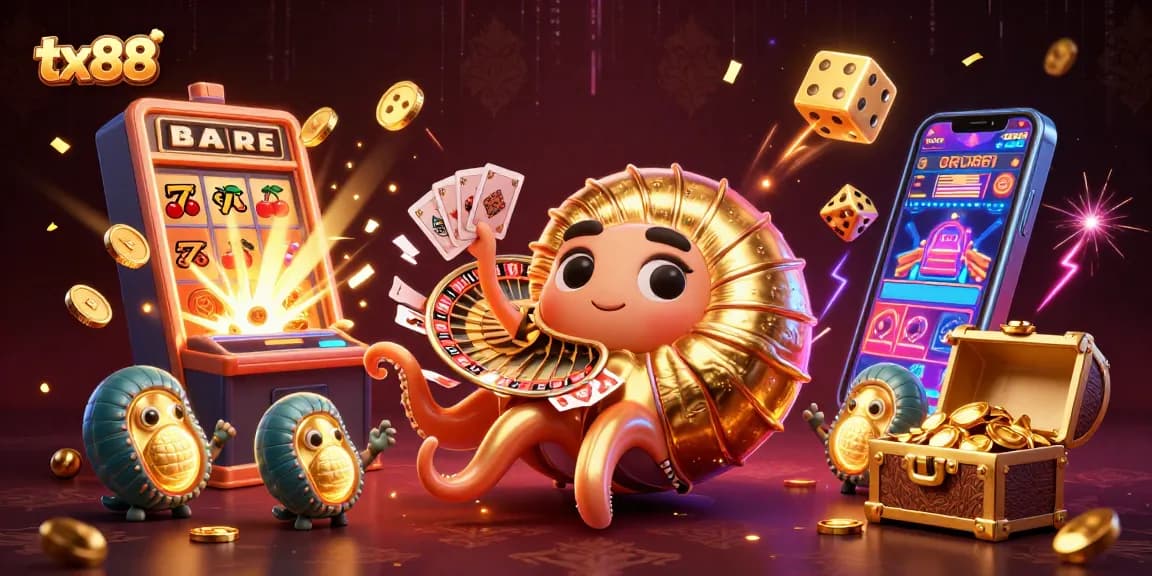 Celebrate wins at tx88 with a nautilus-themed casino explosion of joy and vibrant games.