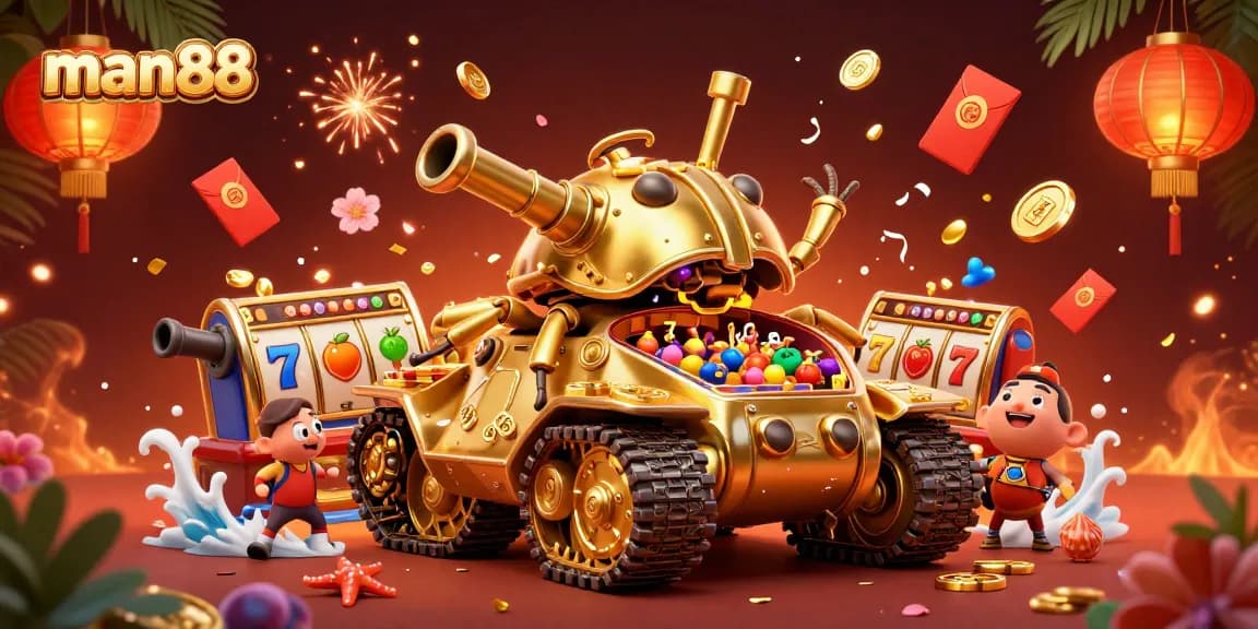 Experience thrilling gameplay at man88 with vibrant casino elements and exciting slot action.