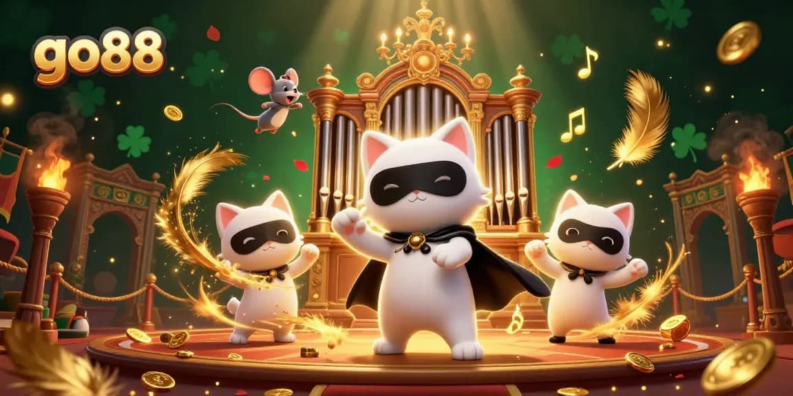 Engage in exciting gameplay at go88 with vibrant casino elements and characters.