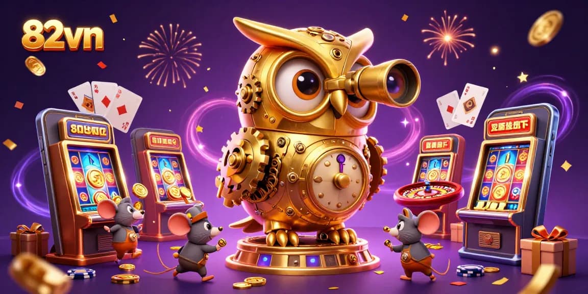 Experience thrilling wins at 82vn with a glamorous casino scene filled with excitement.