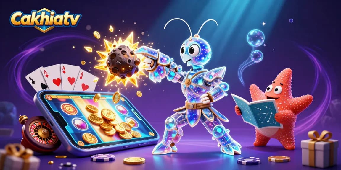 Experience the excitement of gaming on cakhiatv with vivid visuals and engaging characters in a dynamic 3D scene.