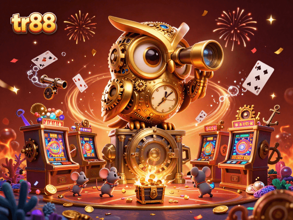Experience the thrilling casino adventure with tr88, featuring unique characters and dynamic game elements.