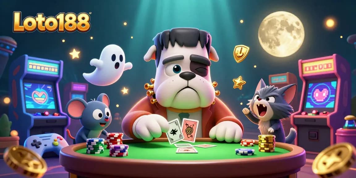 Experience thrilling gameplay at Loto188 with vibrant casino scenes and engaging characters.