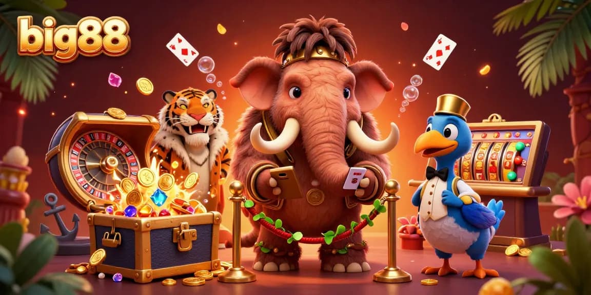 Experience adventure with big88 as you explore casino gaming with exciting characters and vibrant treasures.