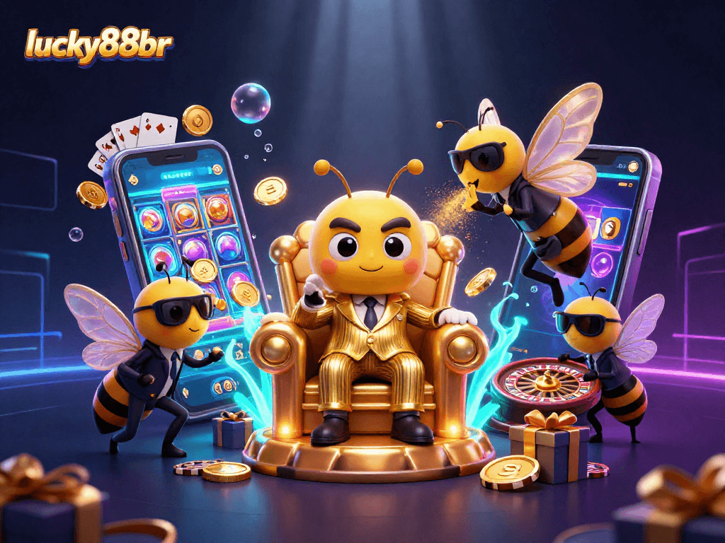 Experience the vibrant world of lucky88br featuring a cartoon mob boss and thrilling casino games.
