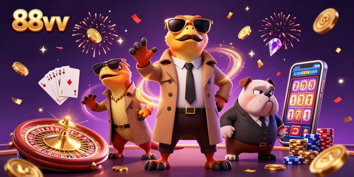 Experience the thrilling atmosphere of 88vv with raptors trying to sneak into a VIP casino.