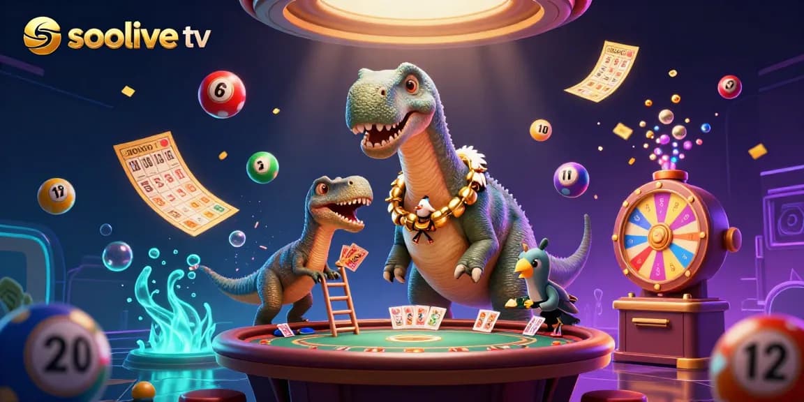 Socolive TV brings thrilling casino excitement with dynamic lottery balls and vibrant visuals.