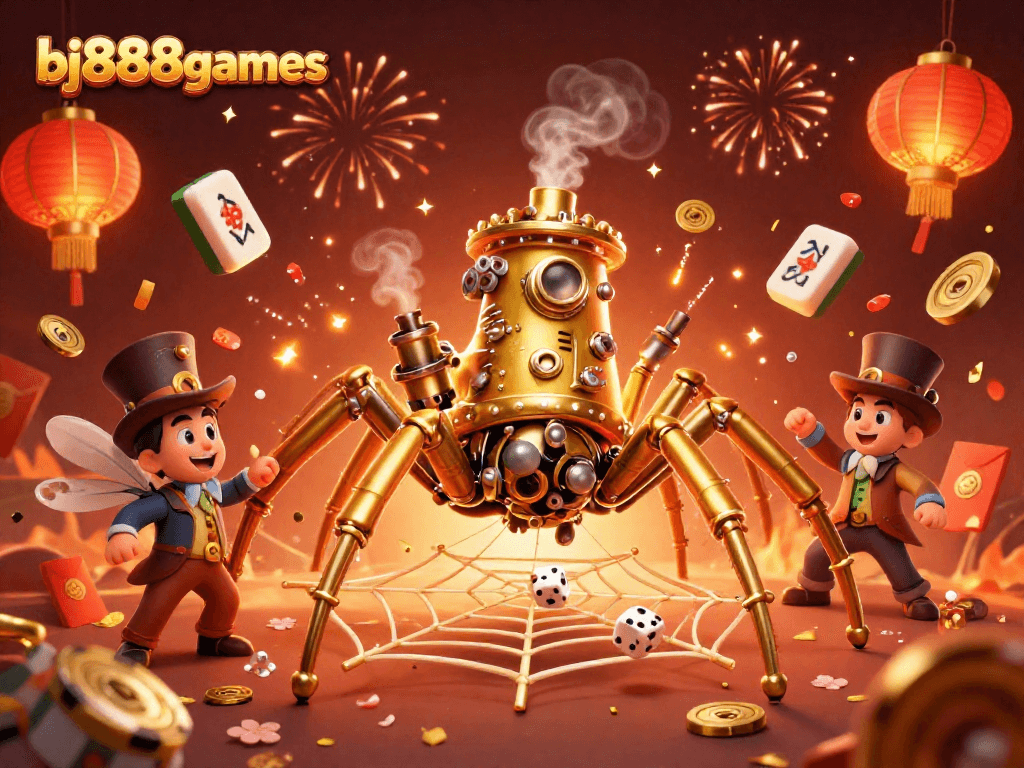 Experience thrilling gameplay at bj888games with immersive casino elements and festive 3D visuals.