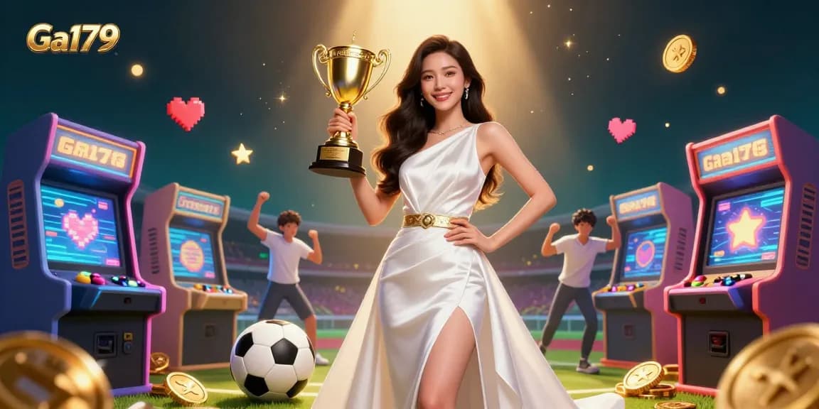 Engage in thrilling sports betting action with Ga179's vibrant and dynamic illustration.