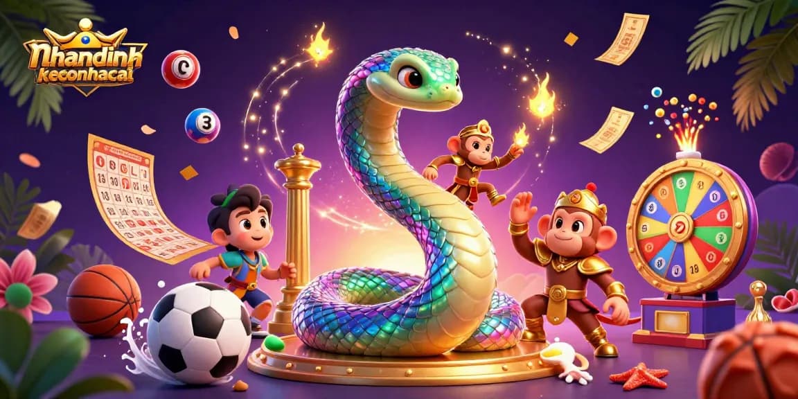 Engage with nhandinhkeonhacai as vibrant sports betting elements unfold amid dazzling 3D characters.