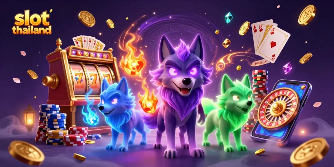 Menangkan slot thailand dengan seru, lihat pemimpin serigala bercahaya dan simbol keberuntungan!