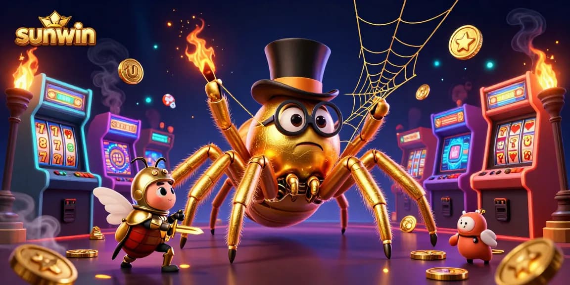 Engage with sunwin's vibrant casino-themed adventure featuring characters in dynamic gameplay.