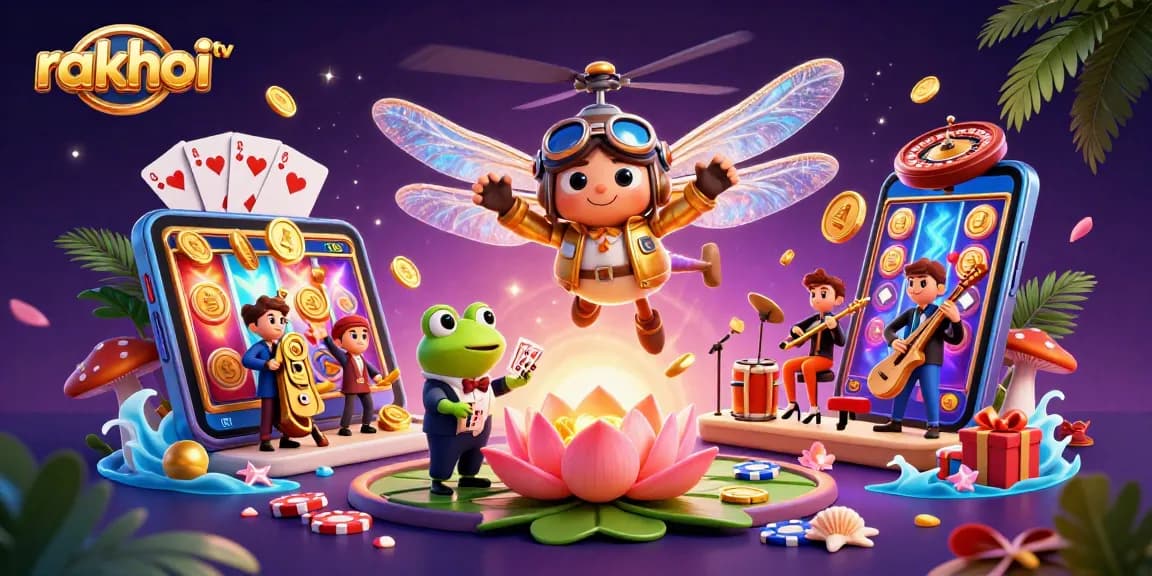 Bet on thrilling matches with rakhoi tv in a vibrant 3D casino world full of action.