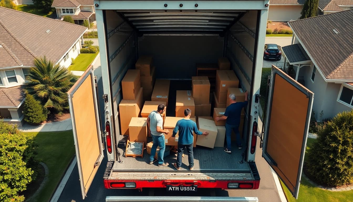Umzugsunternehmen Bruchsal prepares clients' belongings for a safe move.