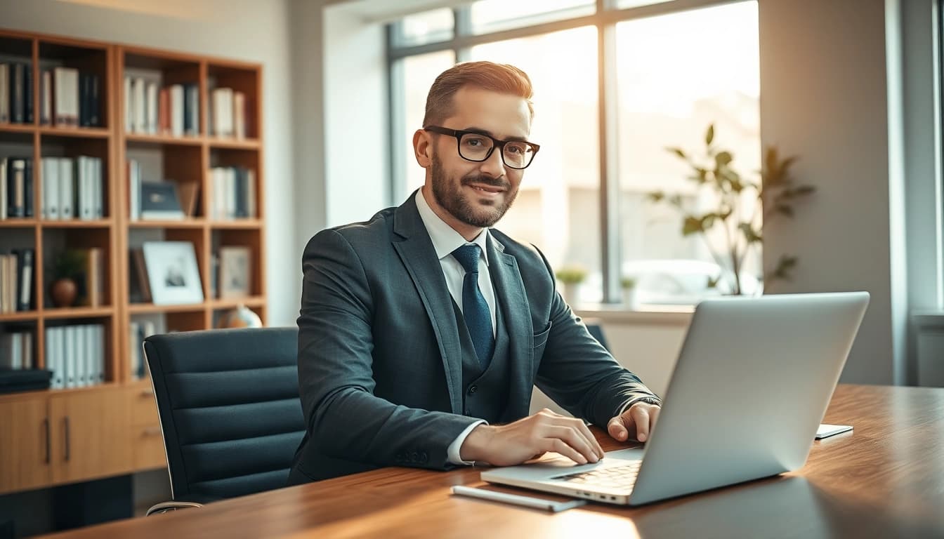 Headhunter Bielefeld bei der professionellen Rekrutierung in einem modernen Büro.