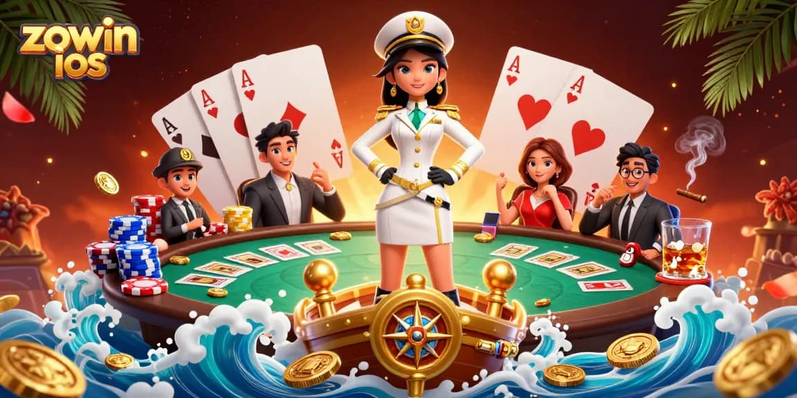 Experience thrilling gameplay with Zowin ios, featuring engaging poker elements and a stunning casino atmosphere.