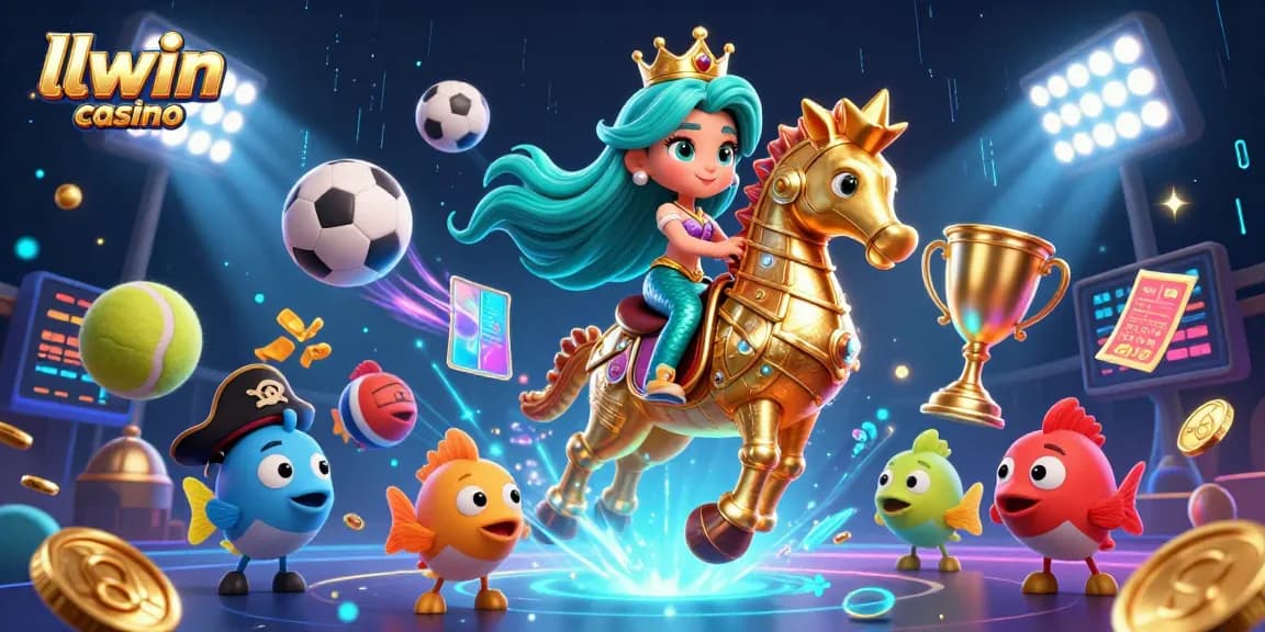 Engage in thrilling games at llwin casino with mermaid princess and dynamic sports elements.
