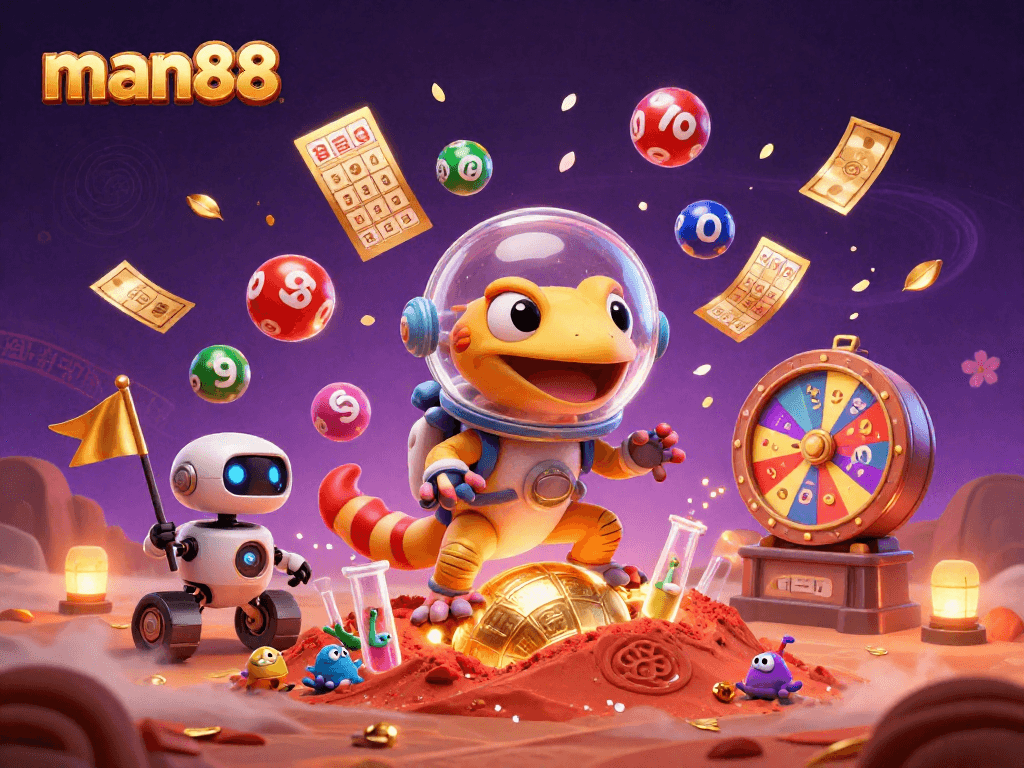 Experience the excitement of gambling at man88 with vibrant games and dynamic illustrations