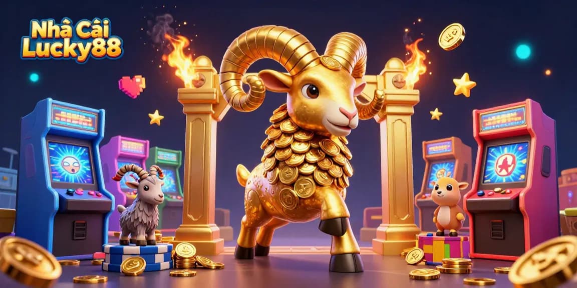 Experience thrilling moments at Nhà Cái Lucky88 with vibrant 3D casino scenes and captivating game elements.