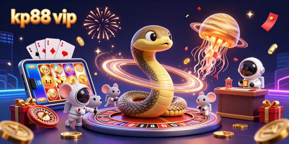 Engage with kp88 vip to spin the roulette wheel with cosmic elements and vibrant slot games.