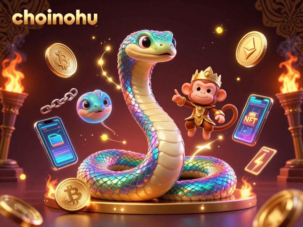 Engage with choinohu’s vibrant crypto-themed casino, featuring playful characters and dynamic gaming elements.