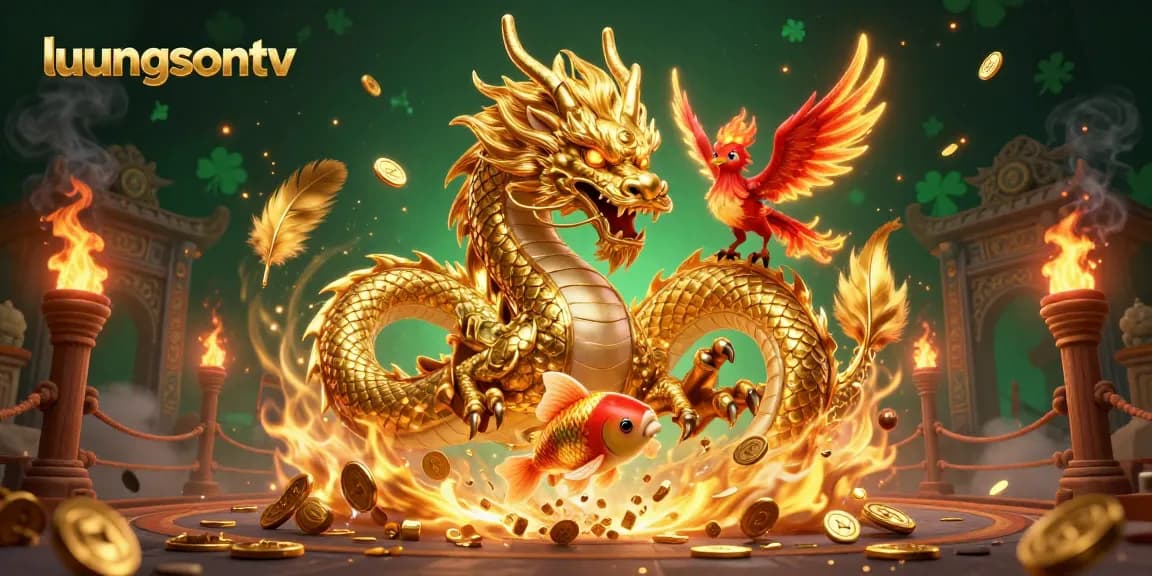 Experience thrilling wins with luongsontv featuring vibrant characters and casino elements!