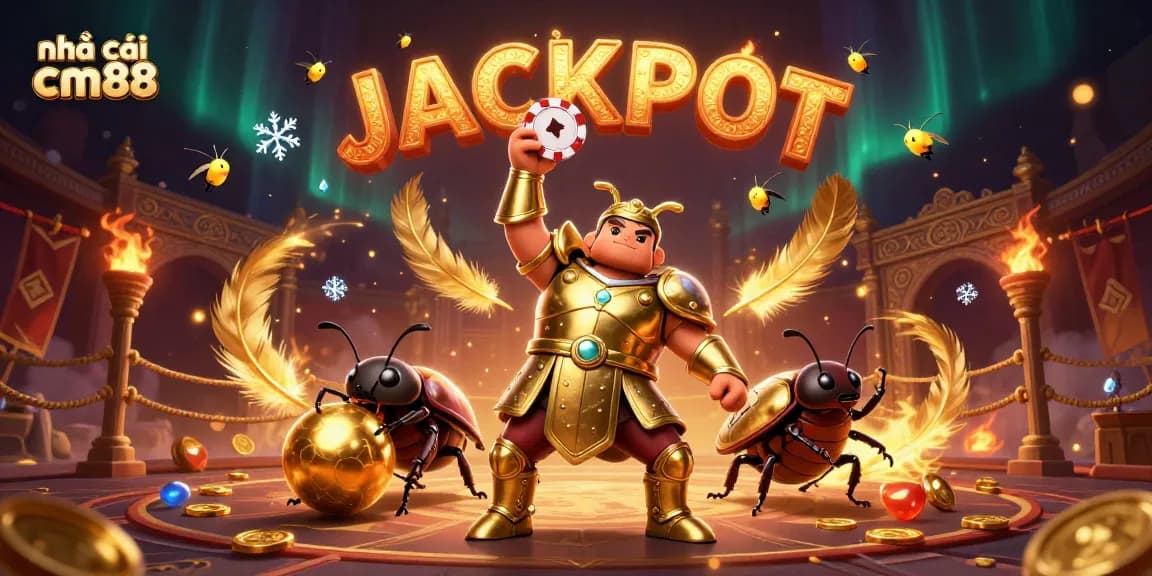 Explore excitement and wins at nhà cái cm88 with this vibrant casino-themed illustration.