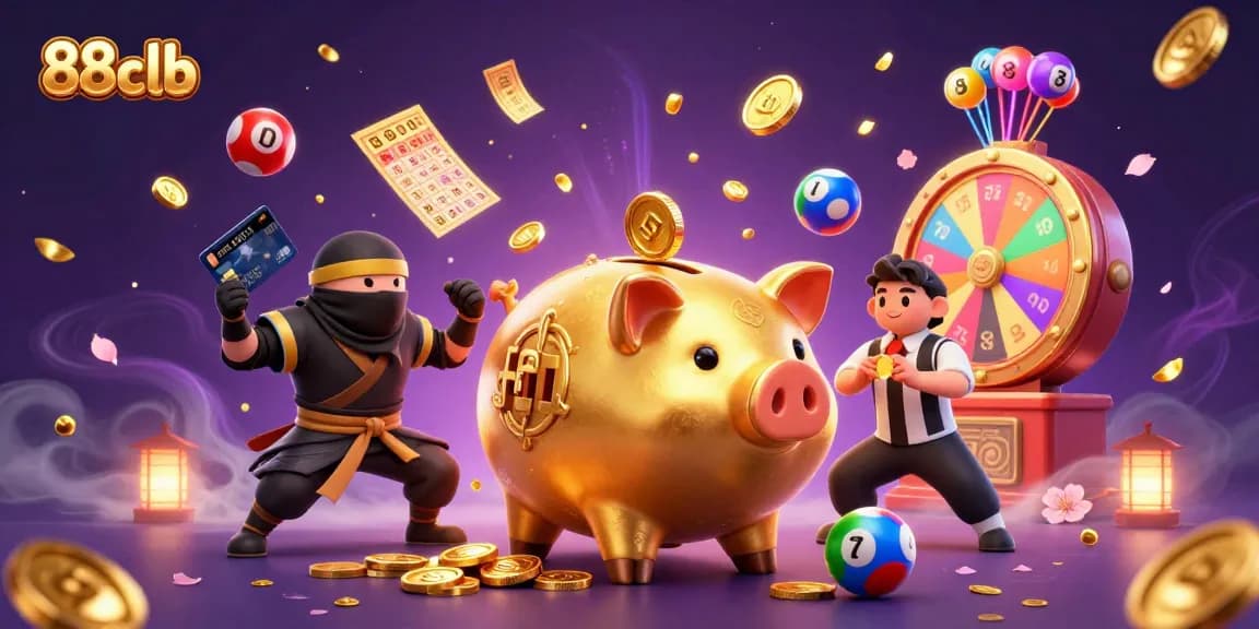 Experience the vibrant world of 88clb with dynamic casino-themed characters and elements!
