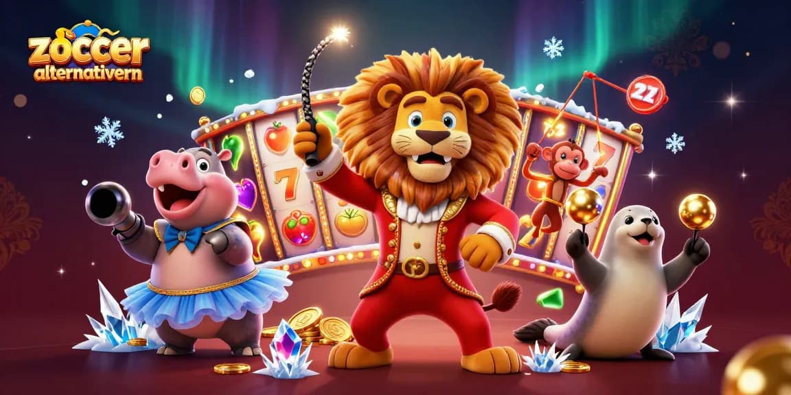 Die Hauptdarsteller im Zoccer Casino Alternativen gewinnen mit schillernden Slot-Motiven.