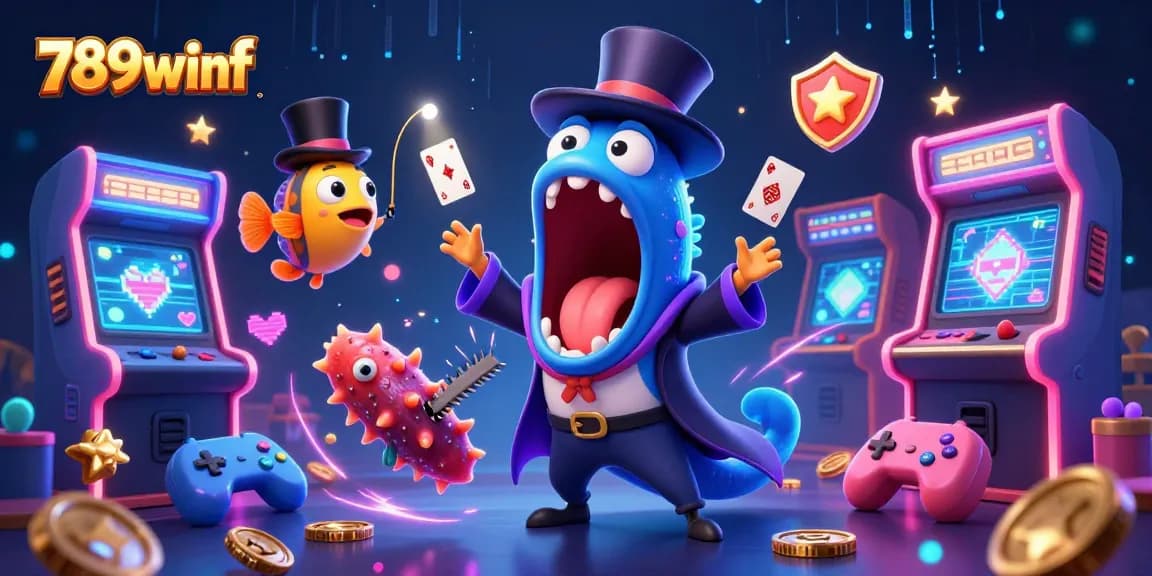Experience the thrilling magic of Casino 789winf with dazzling underwater characters and vibrant gaming elements.