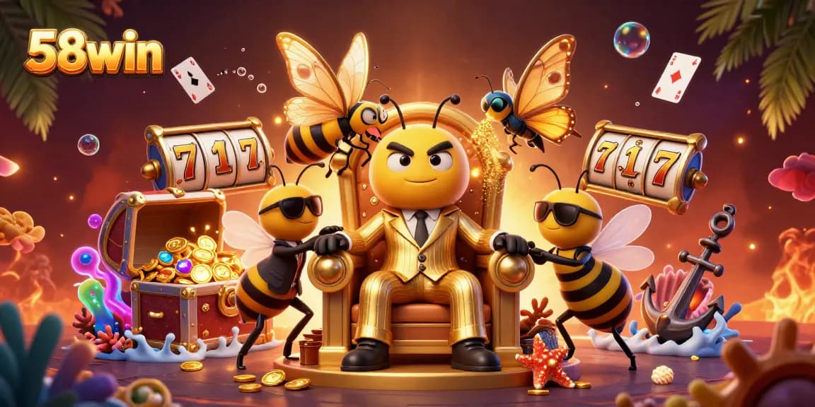 Experience thrilling gameplay at 58win with dynamic slot reels and rich casino elements.