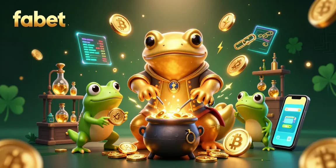 Engage with fabet's thrilling casino experience featuring gold alchemy and crypto elements.