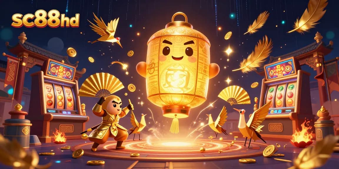 Experience sc88hd's vibrant casino atmosphere filled with animated spirits and lucky symbols.