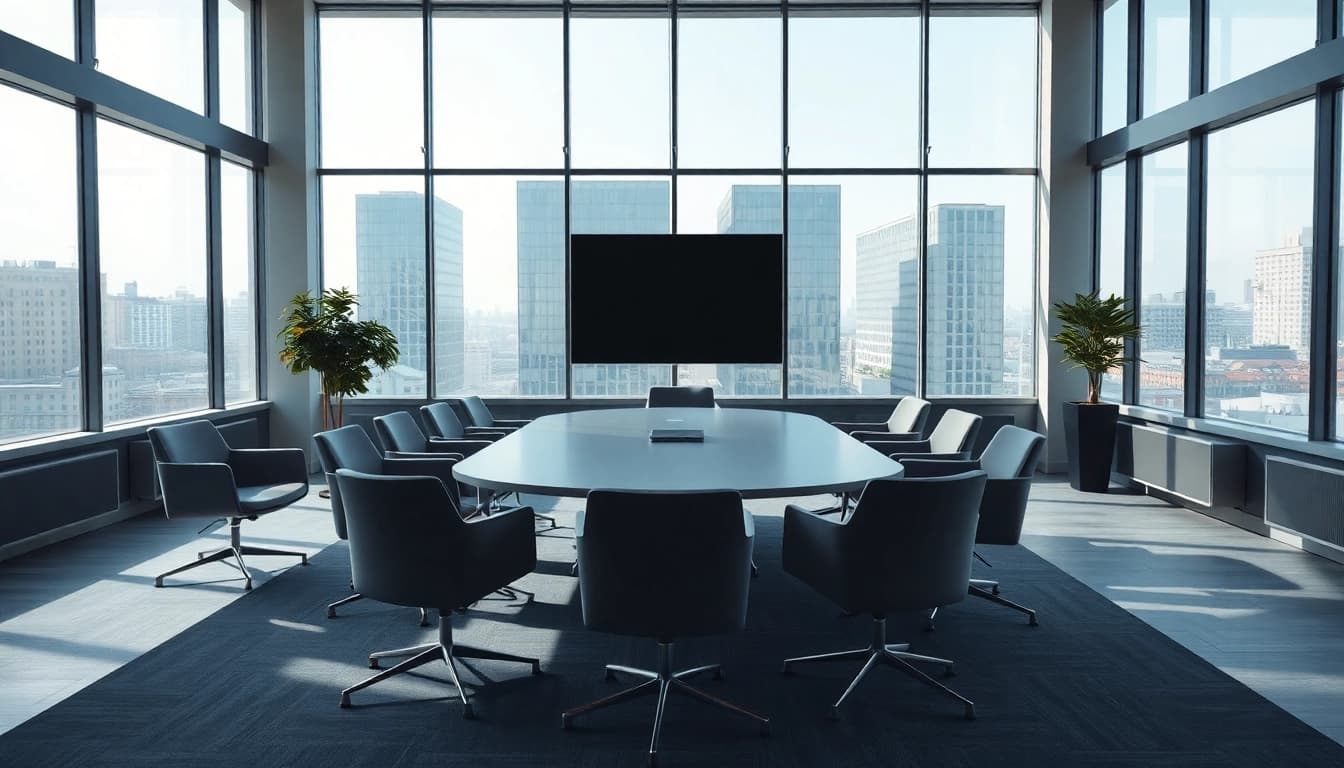Professionelles Büroumfeld für Headhunter München mit Konferenzraum und modernem Design.