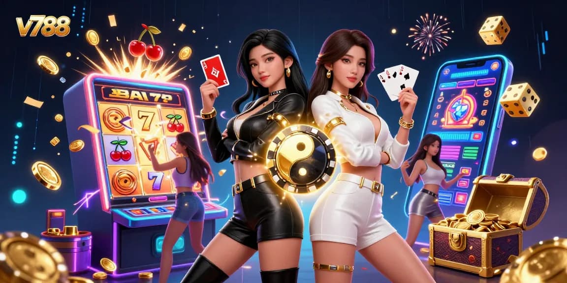 Experience thrilling gameplay at v788 with stunning visuals and vibrant action in a casino setting.