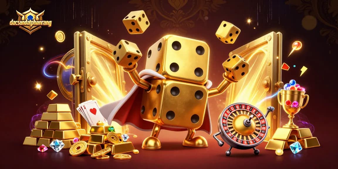 Experience the thrill of dacsandatphanrang with uniquely animated characters and vibrant casino elements.