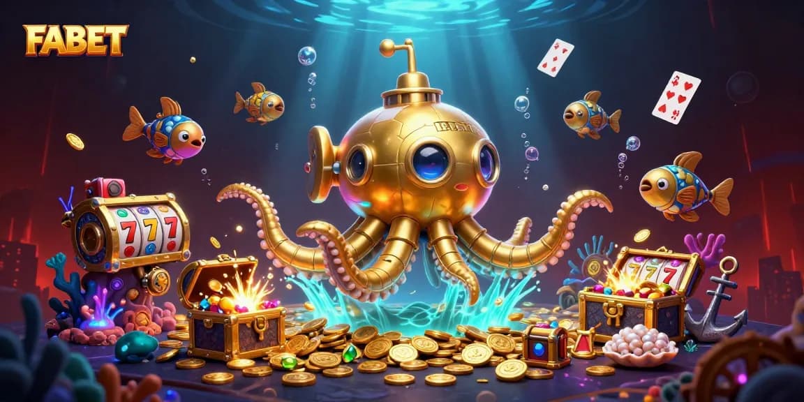 Experience the thrill of FABET's golden nautical adventure with dynamic jackpots and underwater treasures.
