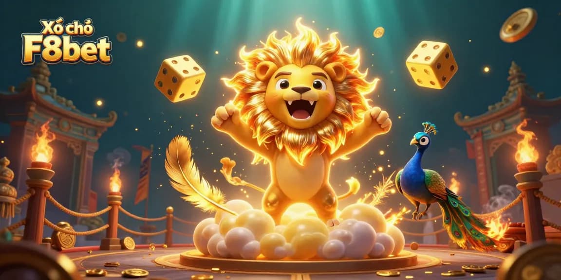 Experience the thrilling excitement of Xổ số F8bet with dazzling visuals of lottery draws and winning moments.