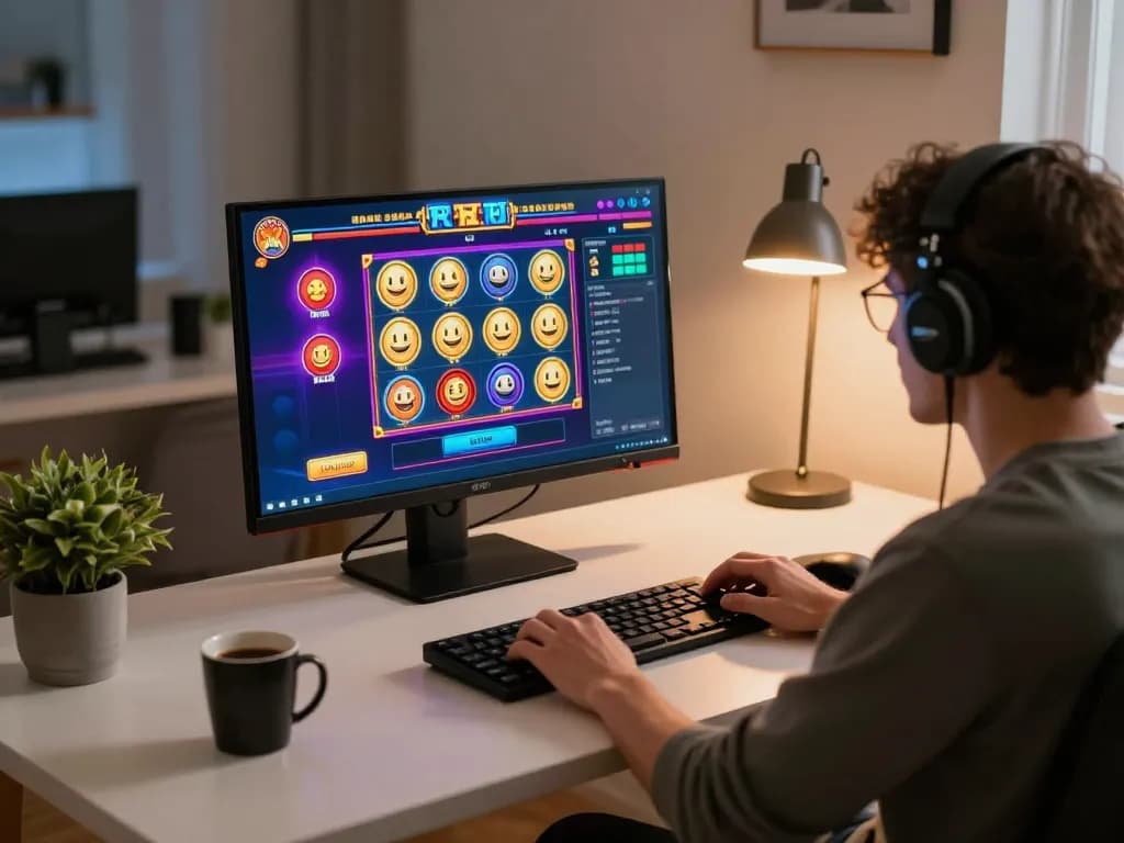Experience the thrill of online gaming with PH22, showcasing vibrant slot interfaces and strategic gameplay moments.