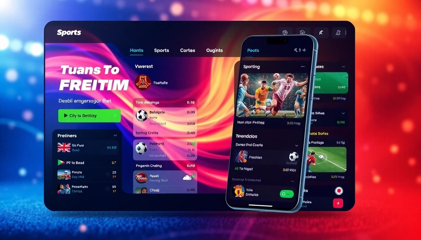 New sports betting options showcased with engaging visuals on Neue Wettanbieter platform.