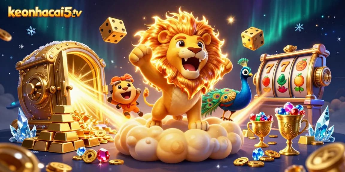 Spin and win with exciting gambling visuals at keonhacai5tv filled with vibrant slot reels!
