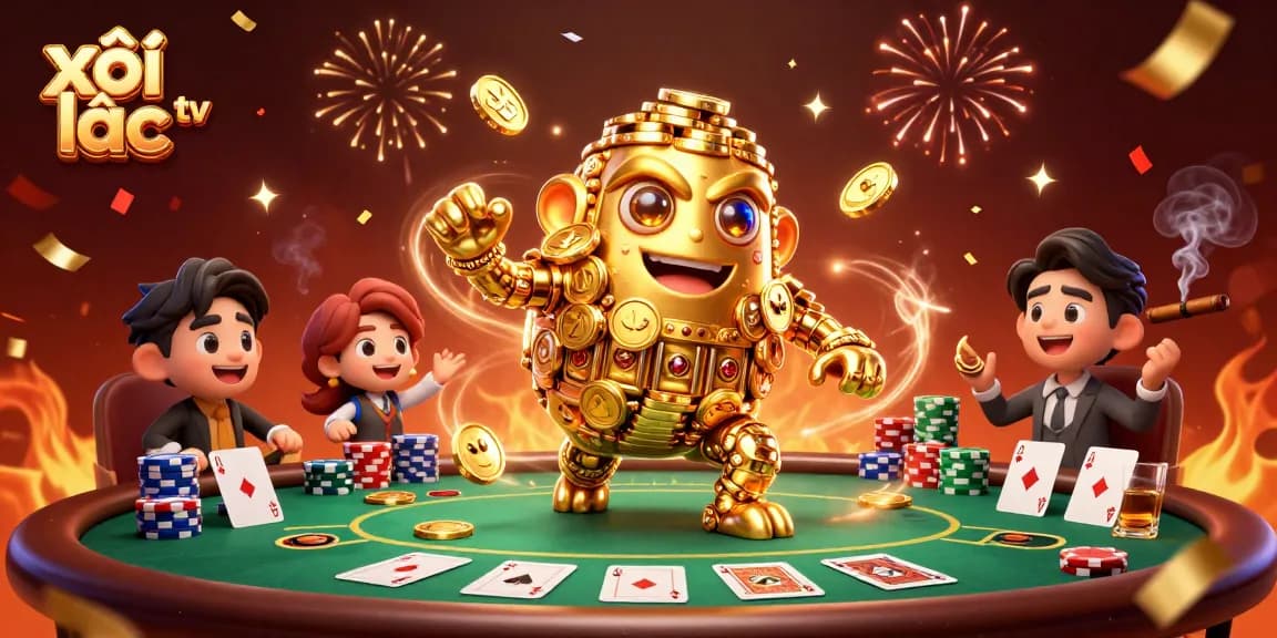Experience the excitement of xôi lạc tv with vibrant casino elements and dynamic visuals.