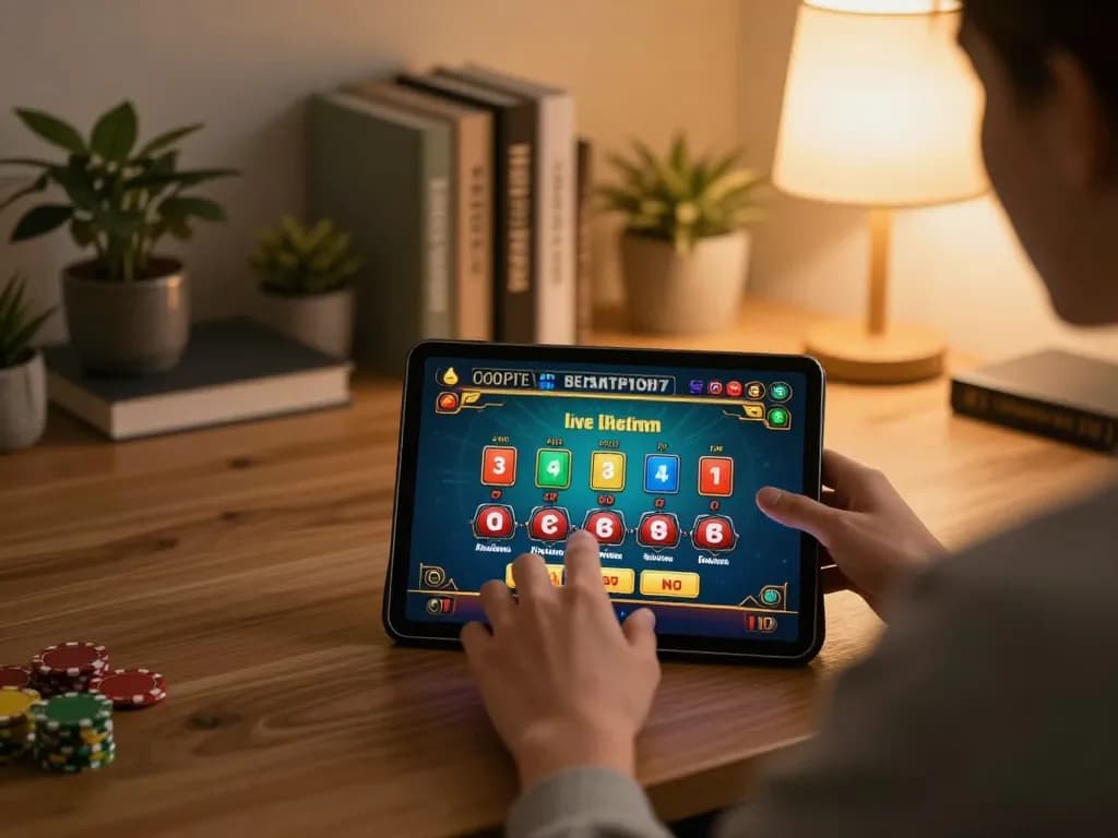 Engaging gameplay on vuabet88i by placing bets in a comfortable online casino setting.