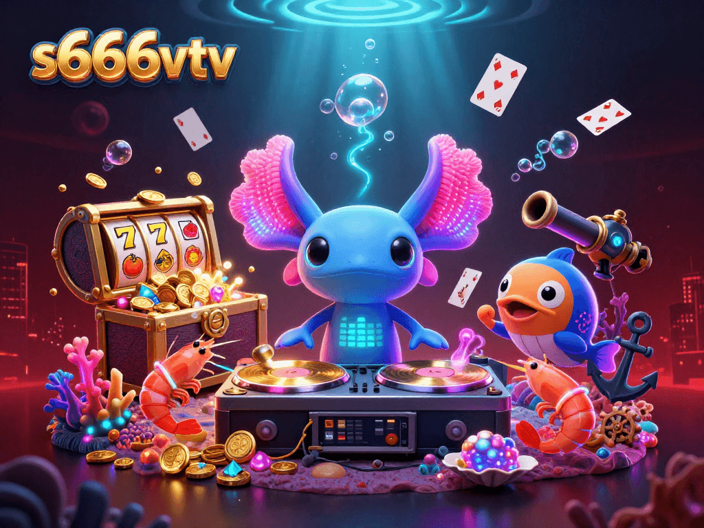 Experience thrilling wins with s666vtv as vibrant underwater party scenes explode with colorful slot games.