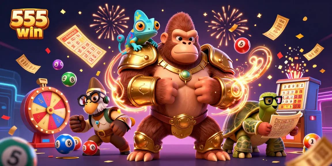 Experience the thrilling world of gambling with 555win's exciting vibrant gaming scene.