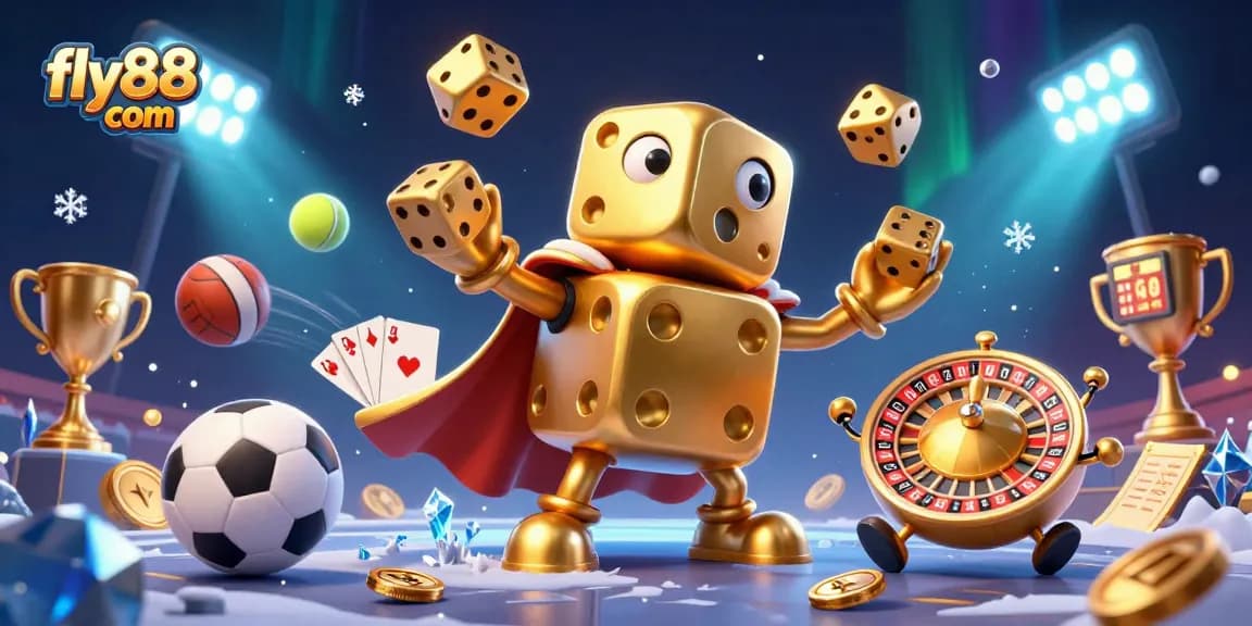 Experience the thrill of fly88 com with our vibrant casino illustration showcasing immersive gaming action.