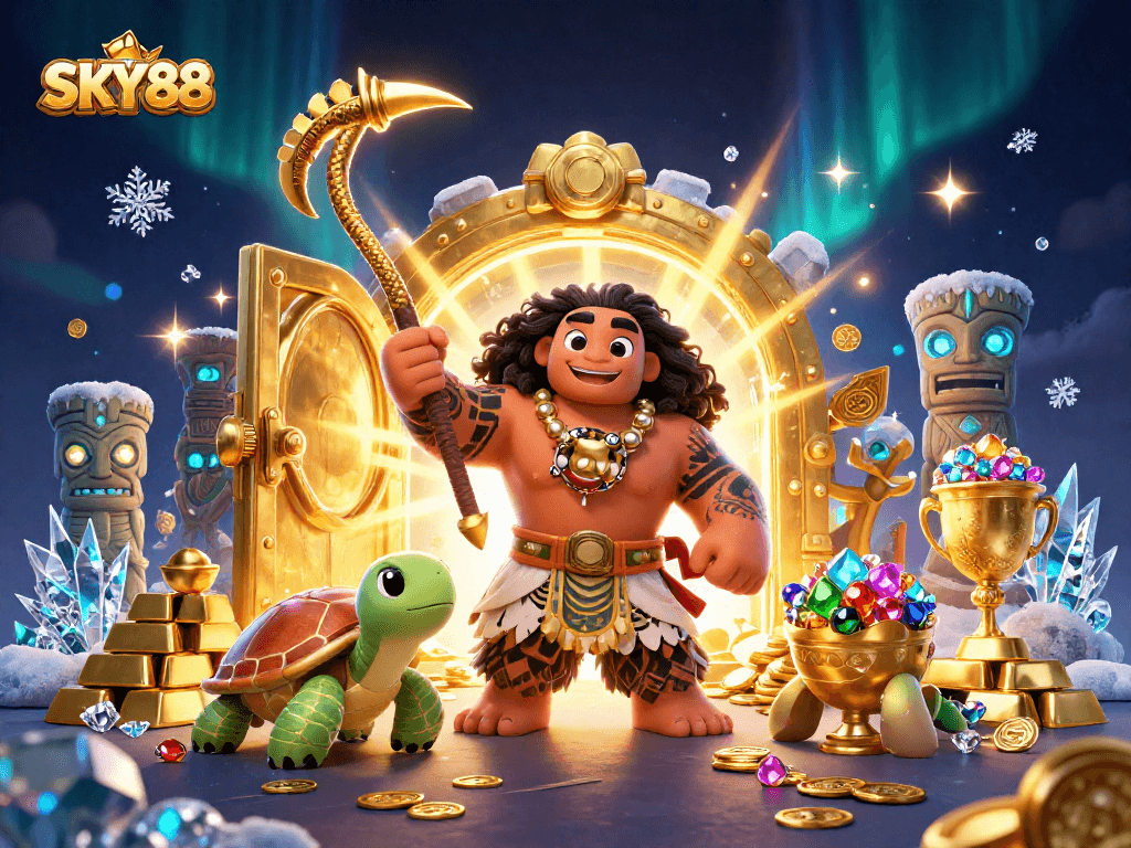 Engage with exciting SKY88 gaming adventures featuring rich treasures and vibrant characters.