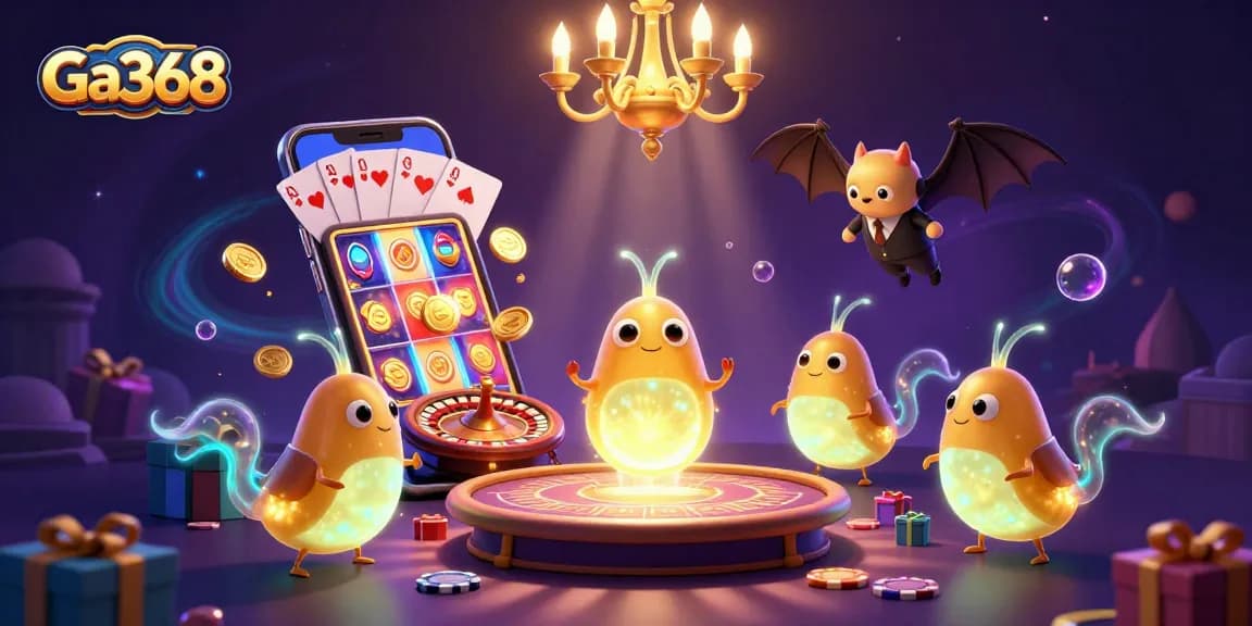 Experience the thrilling action at Ga368 with bioluminescent glowworms lighting up the cockfighting casino.